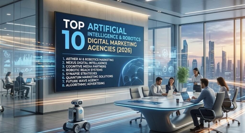 Top 10 Artificial Intelligence & Robotics Digital Marketing Agencies (2026)