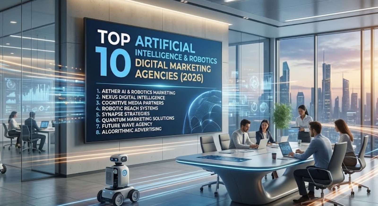 Top 10 Artificial Intelligence & Robotics Digital Marketing Agencies (2026)